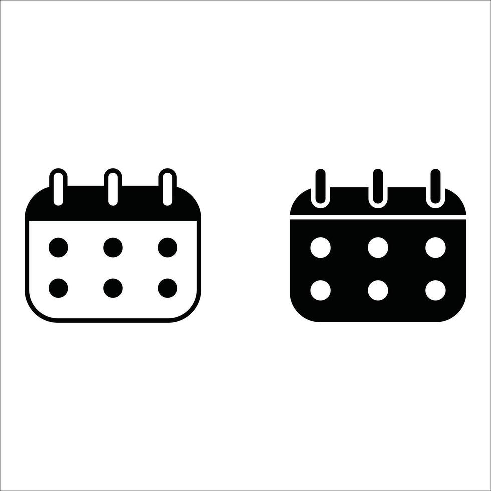 Calendar flat icon. Deadline,calendar notification, reminder organizer. vector