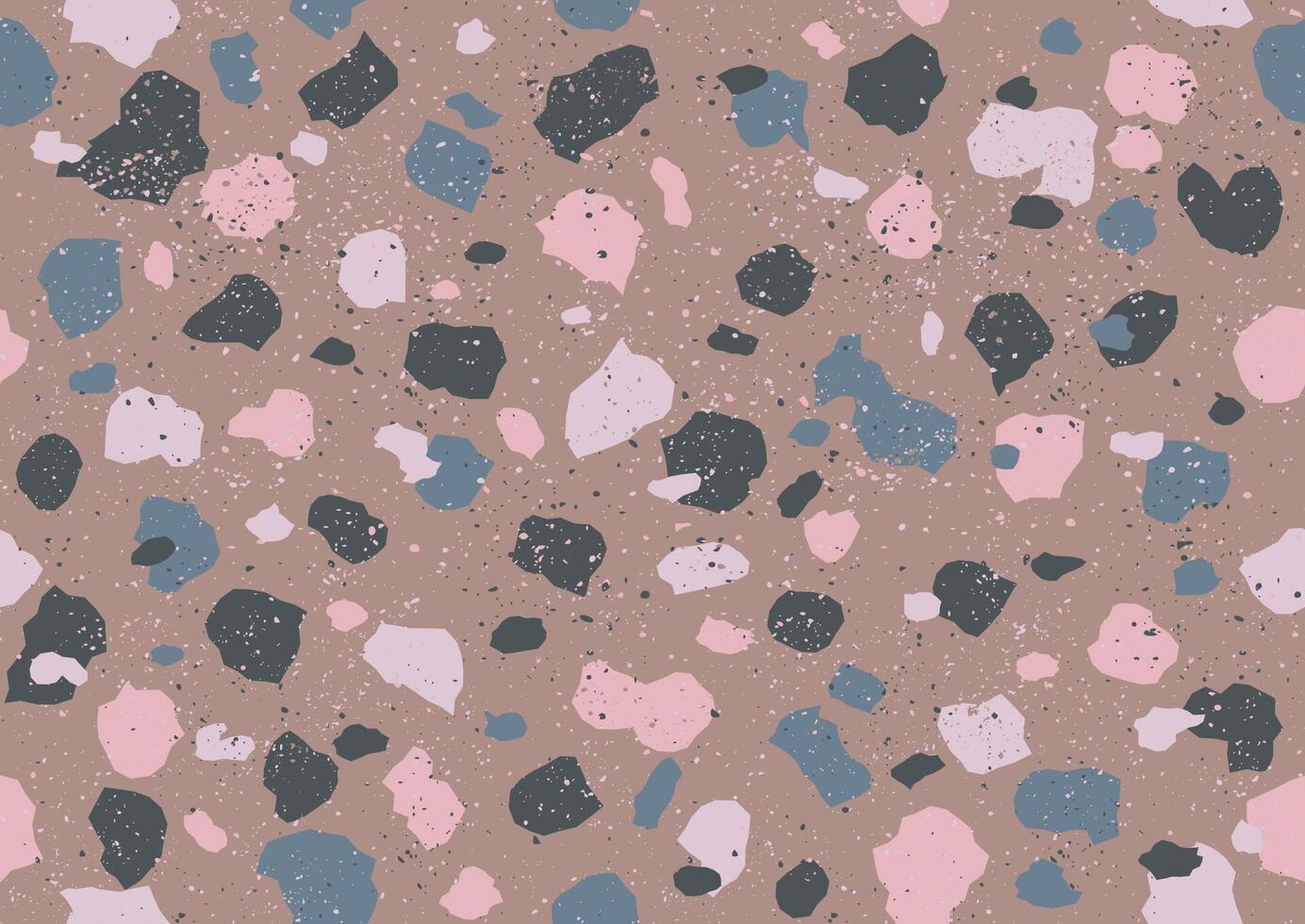 Colorful pattern with greyterrazzo texture vector