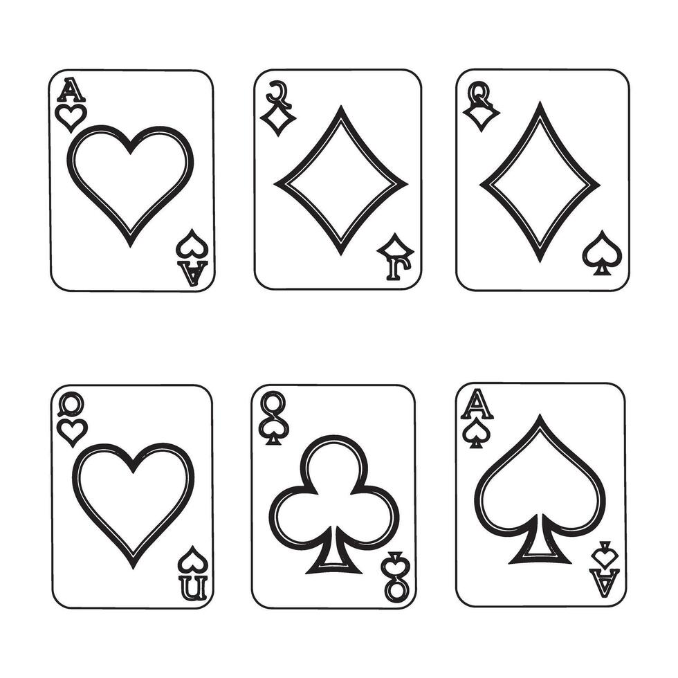 Learn Playing Card Artwork Techniques Perfecting Ace and Jack Sketching Skills vector