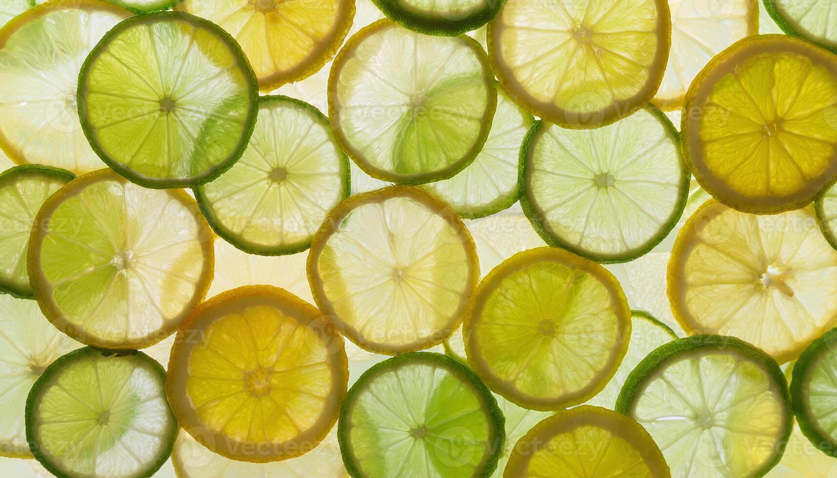 Lemon and Lime Textured Background photo