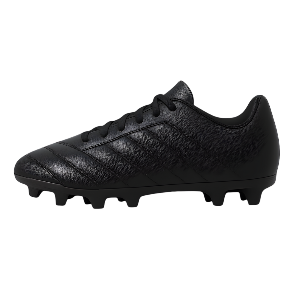 Soccer cleats side view with transparent background sports gear product display clean environment focused view athletic concept png
