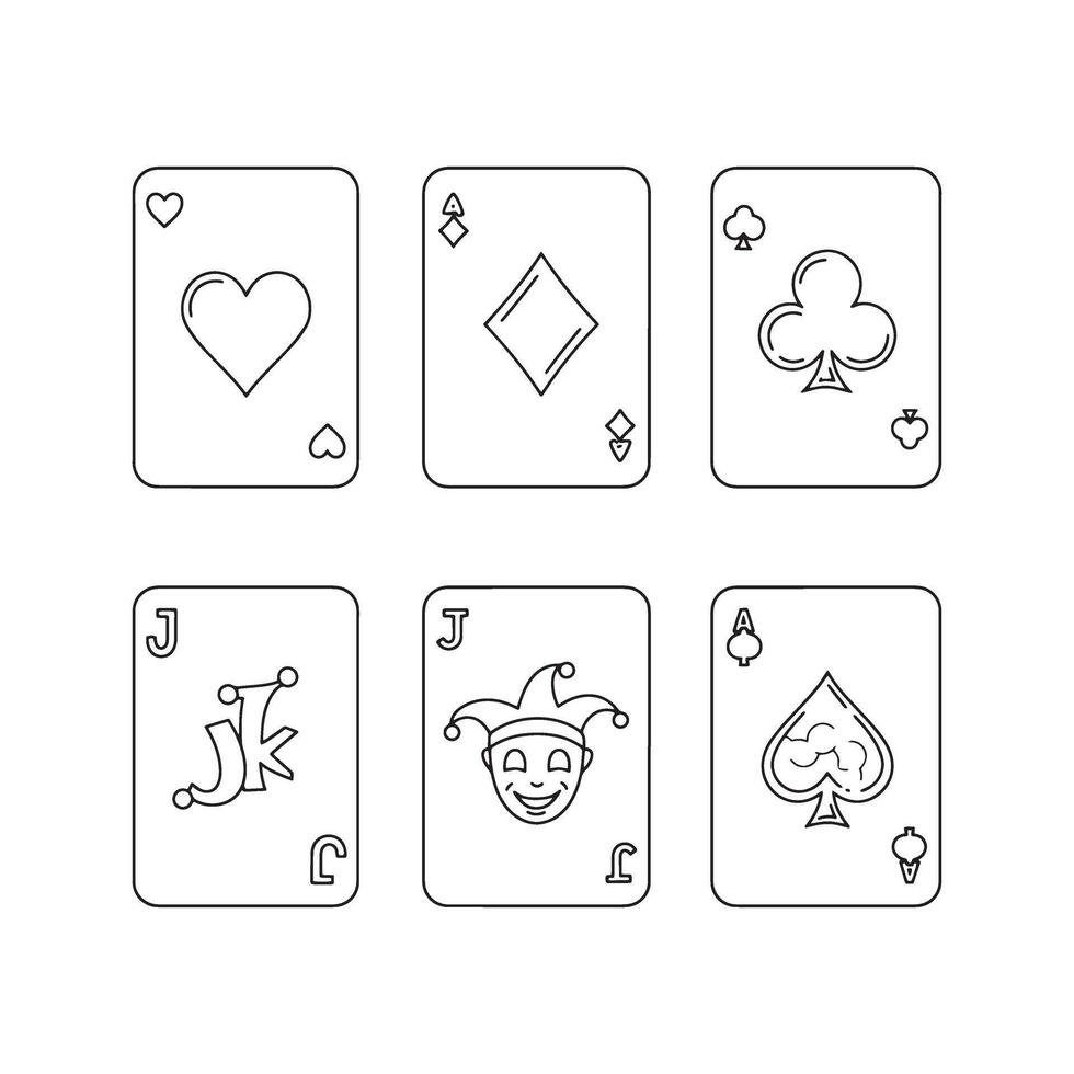 Perfecting Ace and Jack Card Drawings Learn Simple Artistic Methods for Illustrations vector