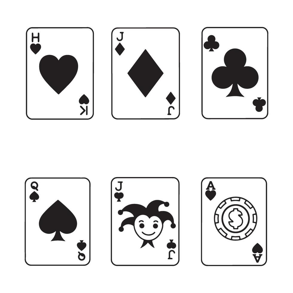 Playing Card Art Creation Explore Sketching Methods for Perfect Illustrations vector