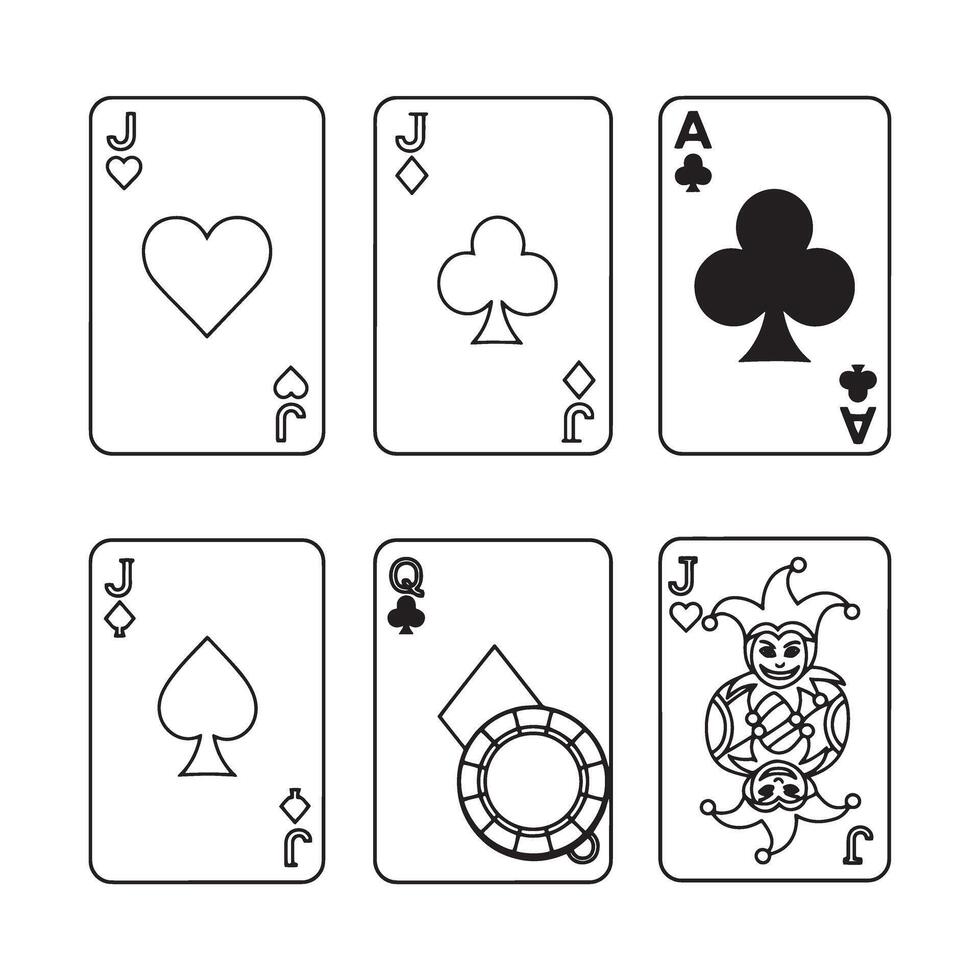 Learn Playing Card Drawing Tips Creative Sketching and Coloring Methods Explained vector