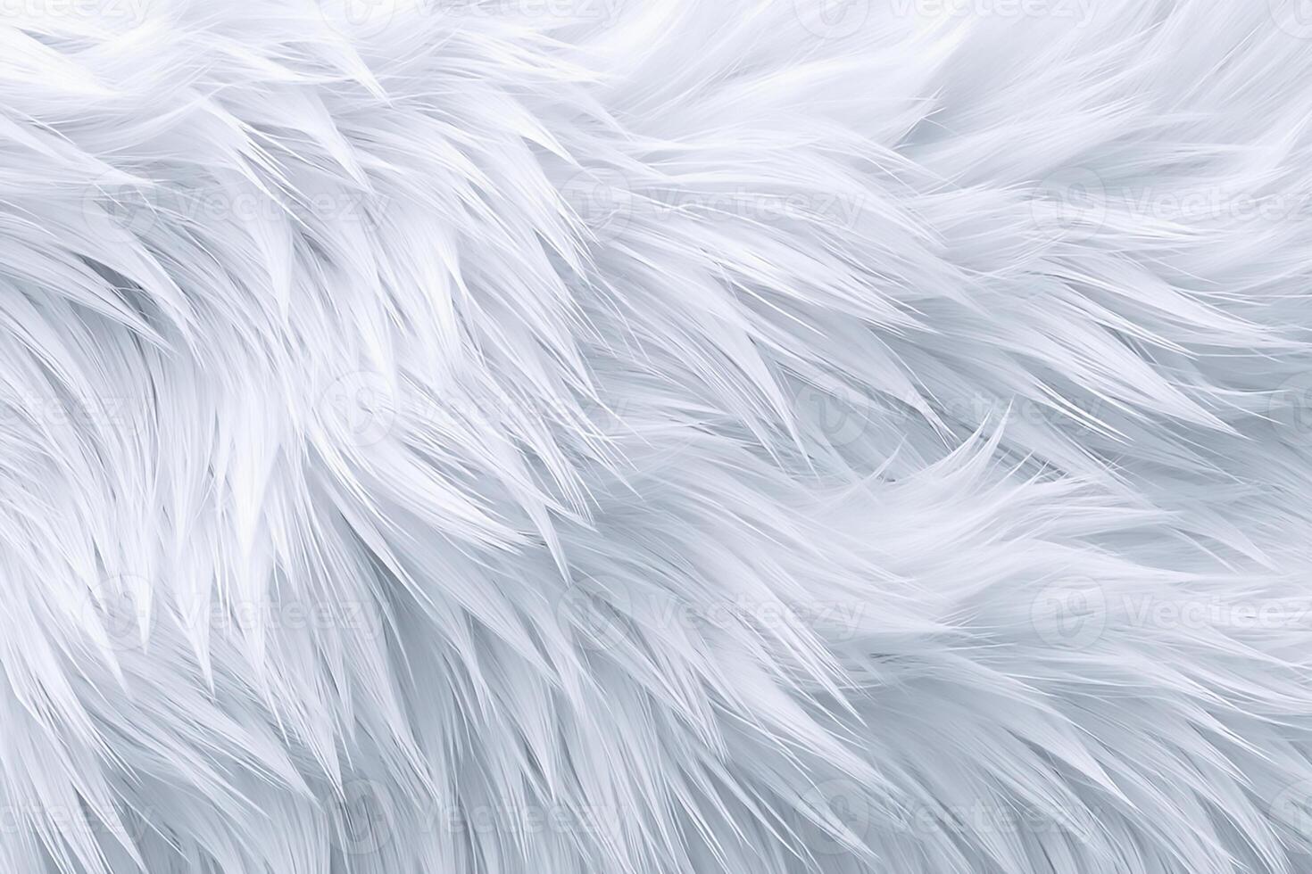 Fluffy white fur with soft texture, ideal for cozy settings or fashion applications, capturing radiance and comfort through its intricate details photo