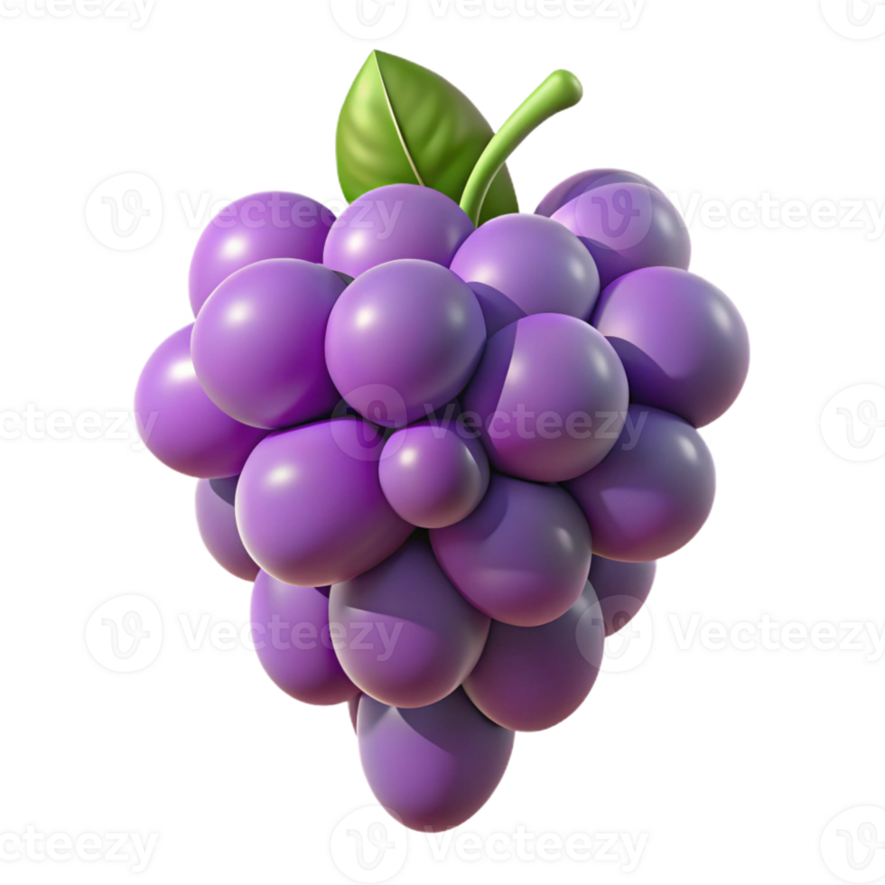 purple grapes on a transparent background png