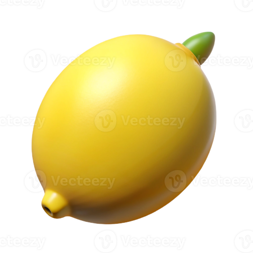 a lemon on a transparent background png