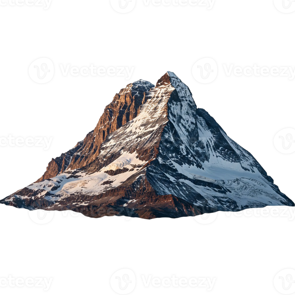 Transparent background showcasing an isolated peak png