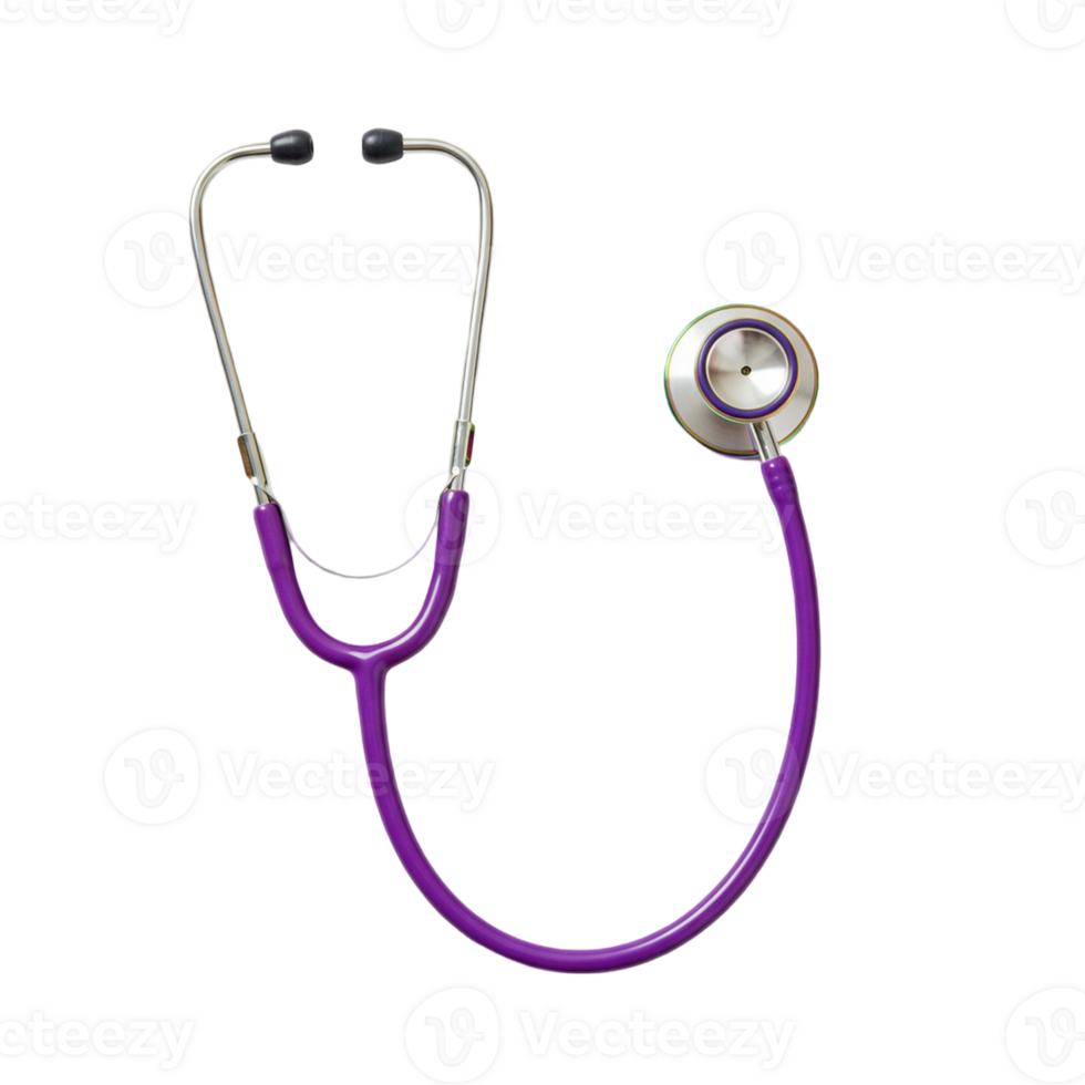 Stethoscope alone with a transparent setting png