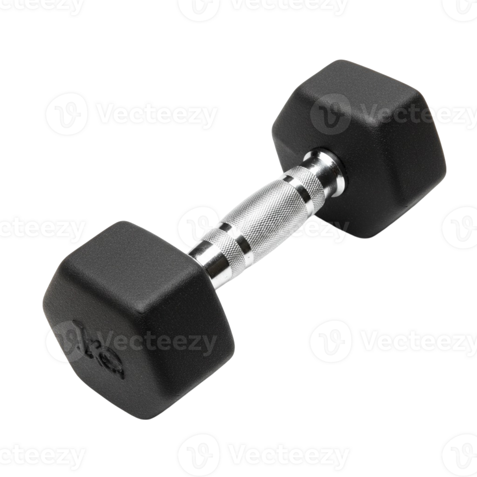 Transparent setting with an isolated dumbbell png