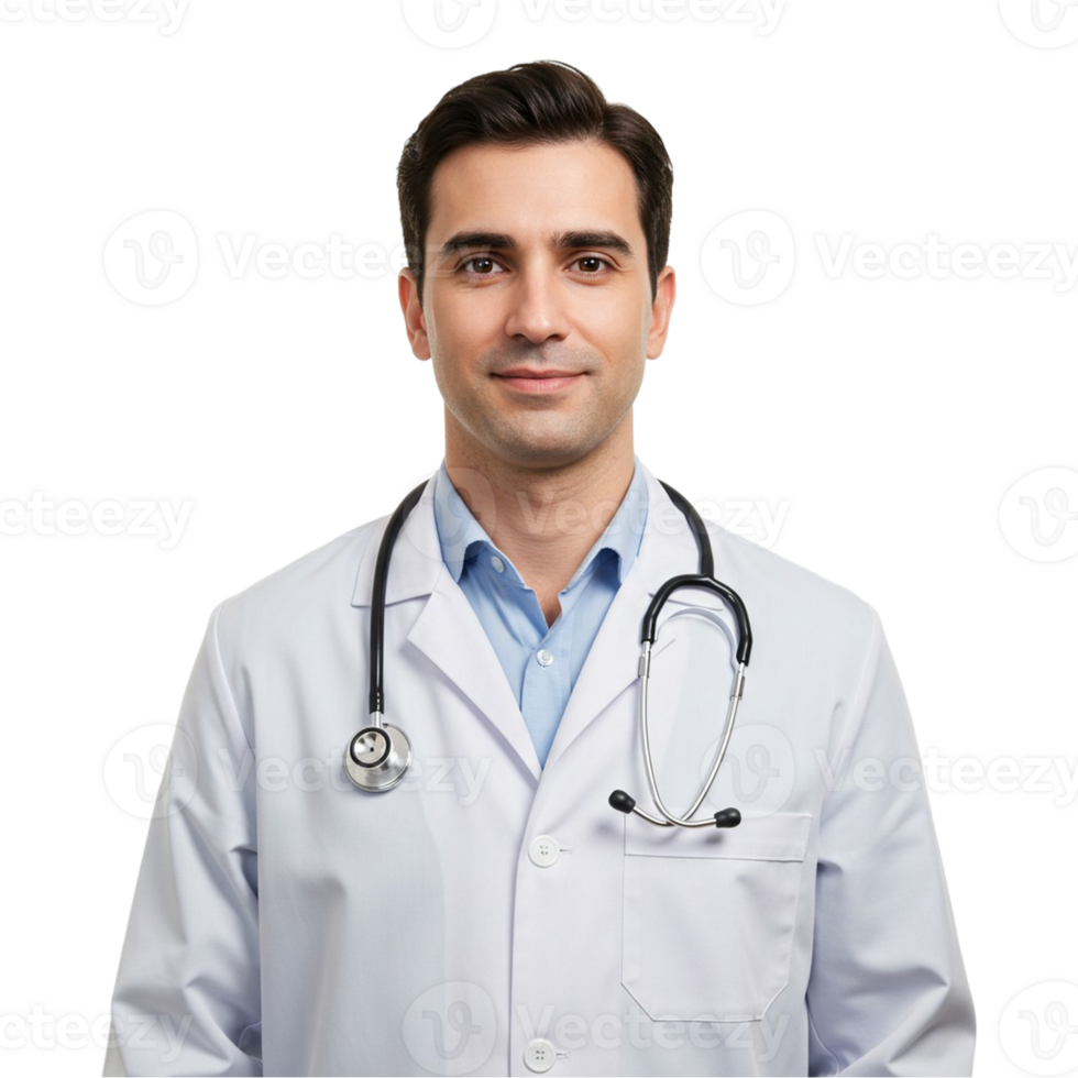 Medical professional isolated with clear backdrop png