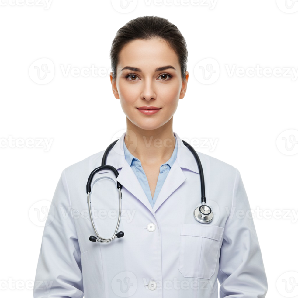 Doctor standing on transparent background png