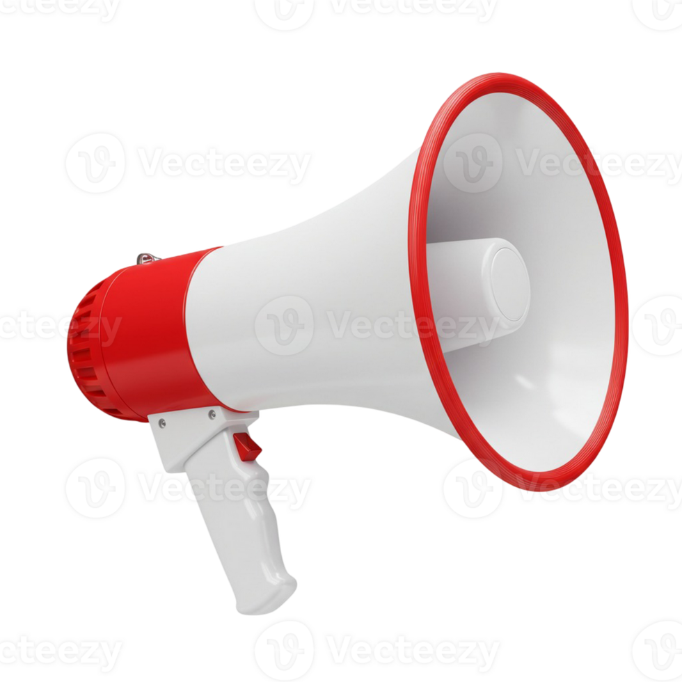 Megaphone isolated on transparent background png