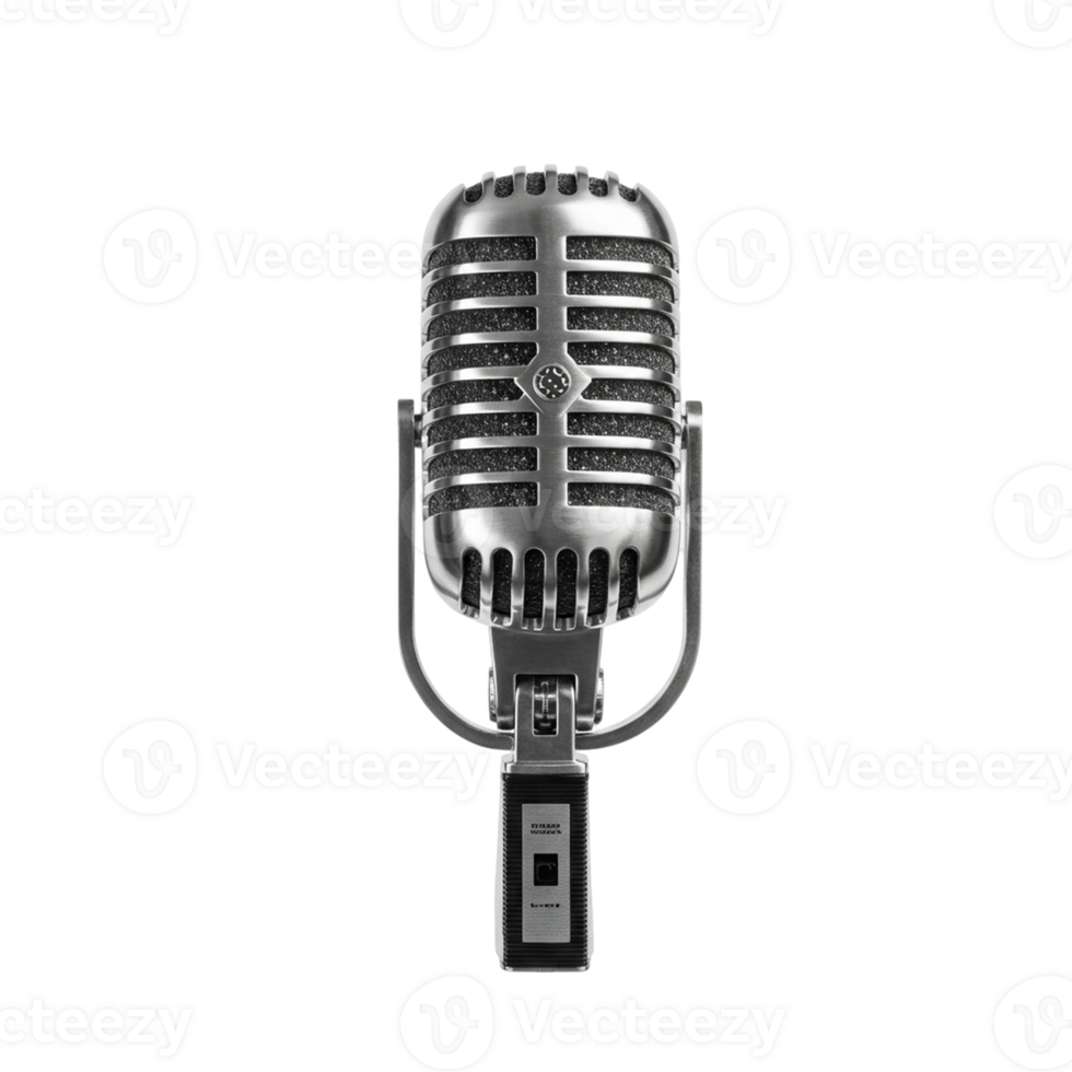 Professional microphone with no background png