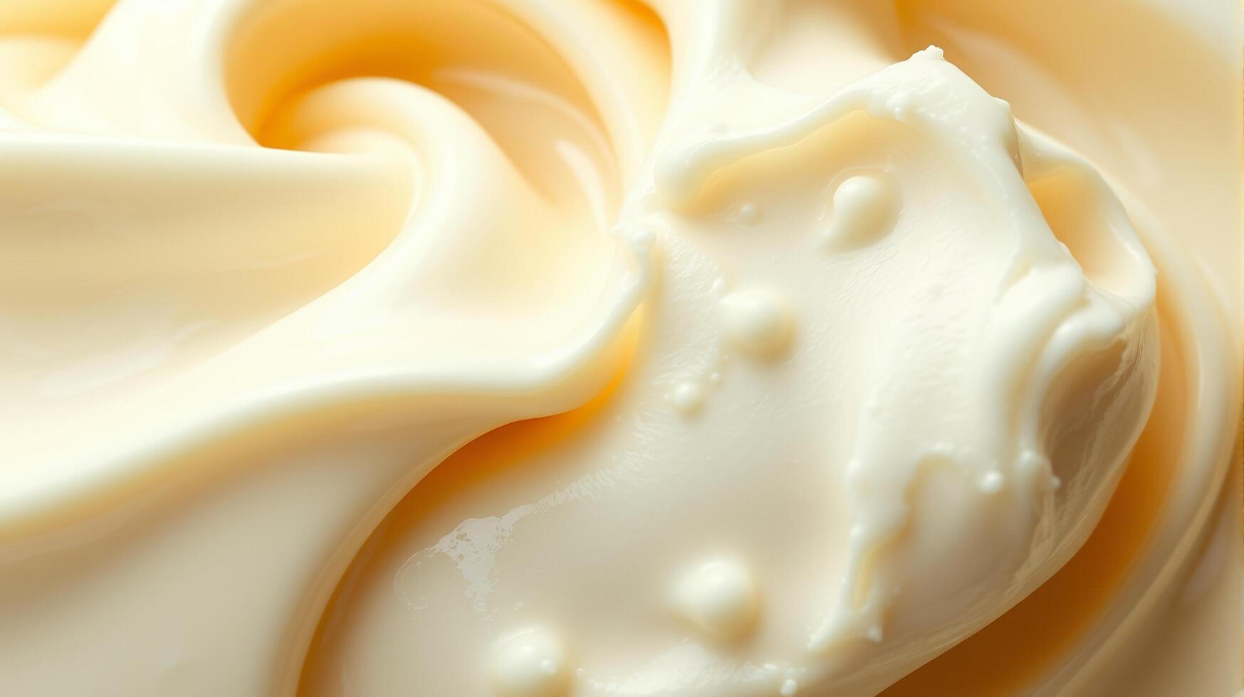 Creamy Swirl Texture Abstract Background Close Up Macro View photo