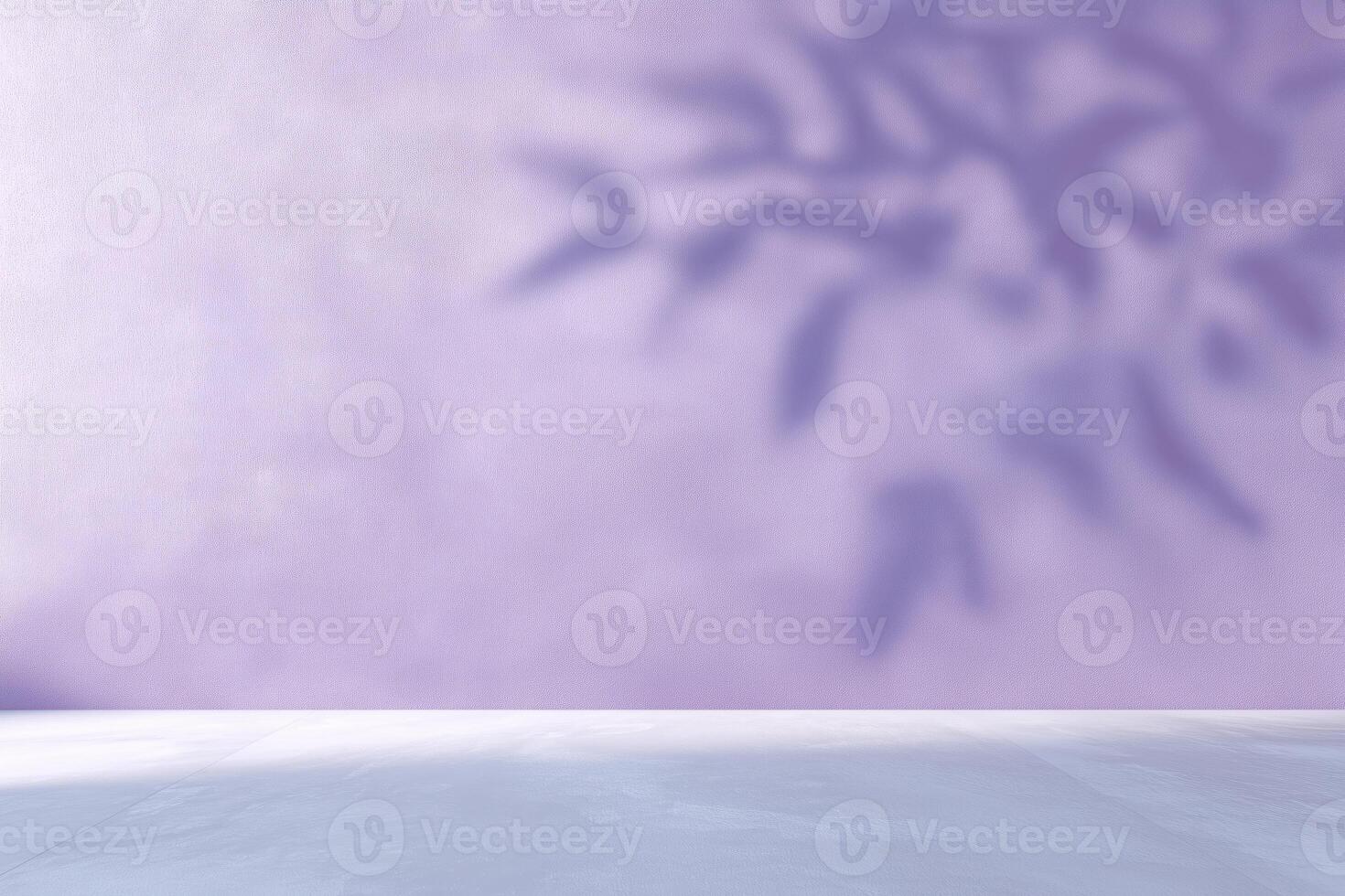 Soft purple background with delicate shadows creating an artistic ambiance for creative projects and presentations, ideal for design and decoration concepts photo