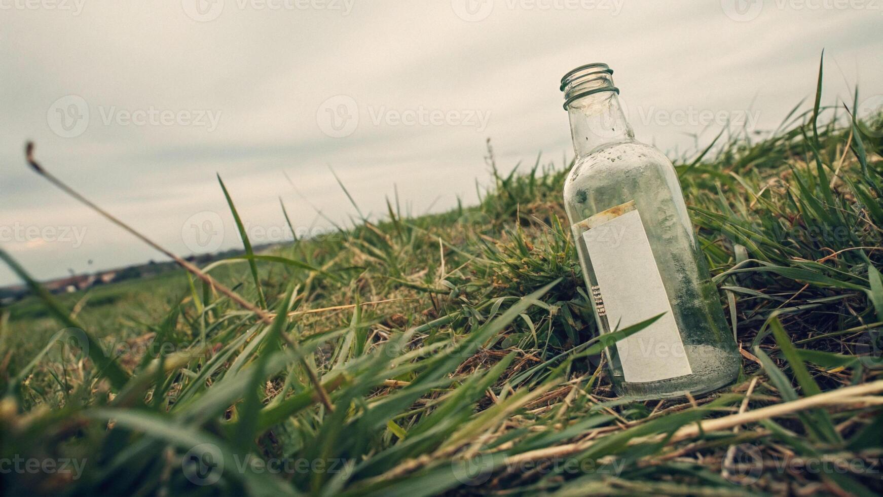 Bottle glass world pollution day plastic nature environment garbage water recycling waste outdoor beach sea responsibility clean dirty volunteer problem bottle pollution day world reusing environment photo