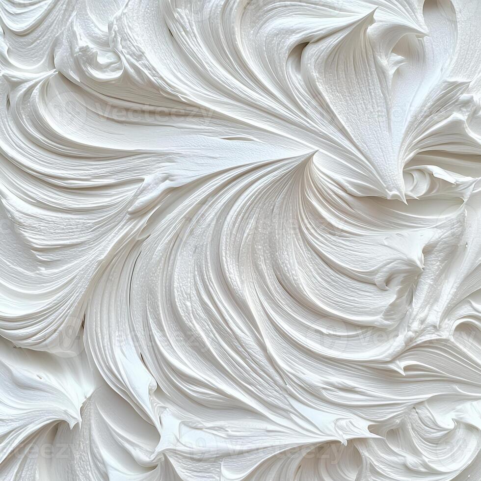 Abstract Swirling Cream Paint Texture Background photo