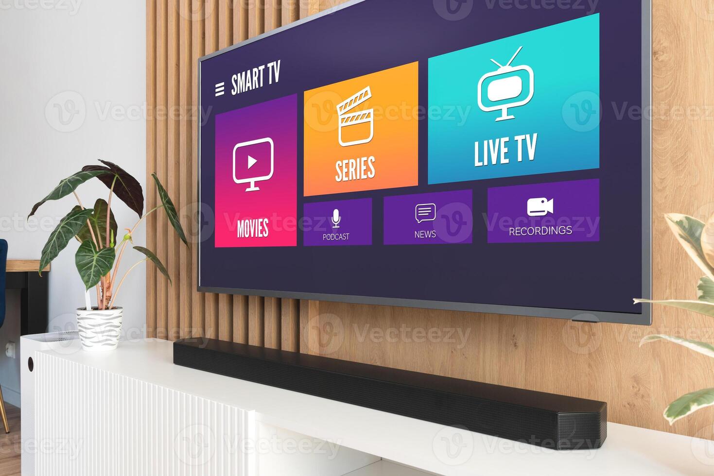 TV streaming app service on screen photo