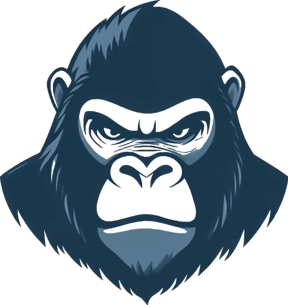 Gorilla Drawing Tutorial Learn to Sketch Realistic Primate Facial Features vector