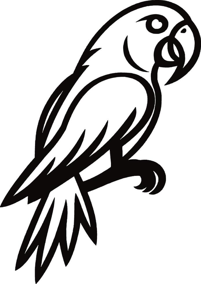 How to Sketch a Parrot Explore Detailed Artwork Methods for Realistic Designs vector
