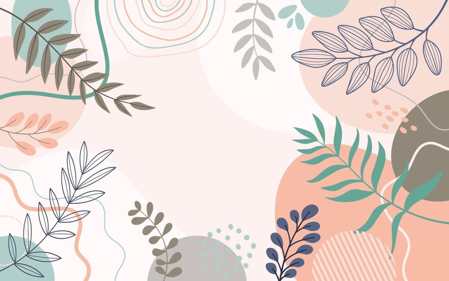 Spring background with beautiful. Leaf background for design. vector