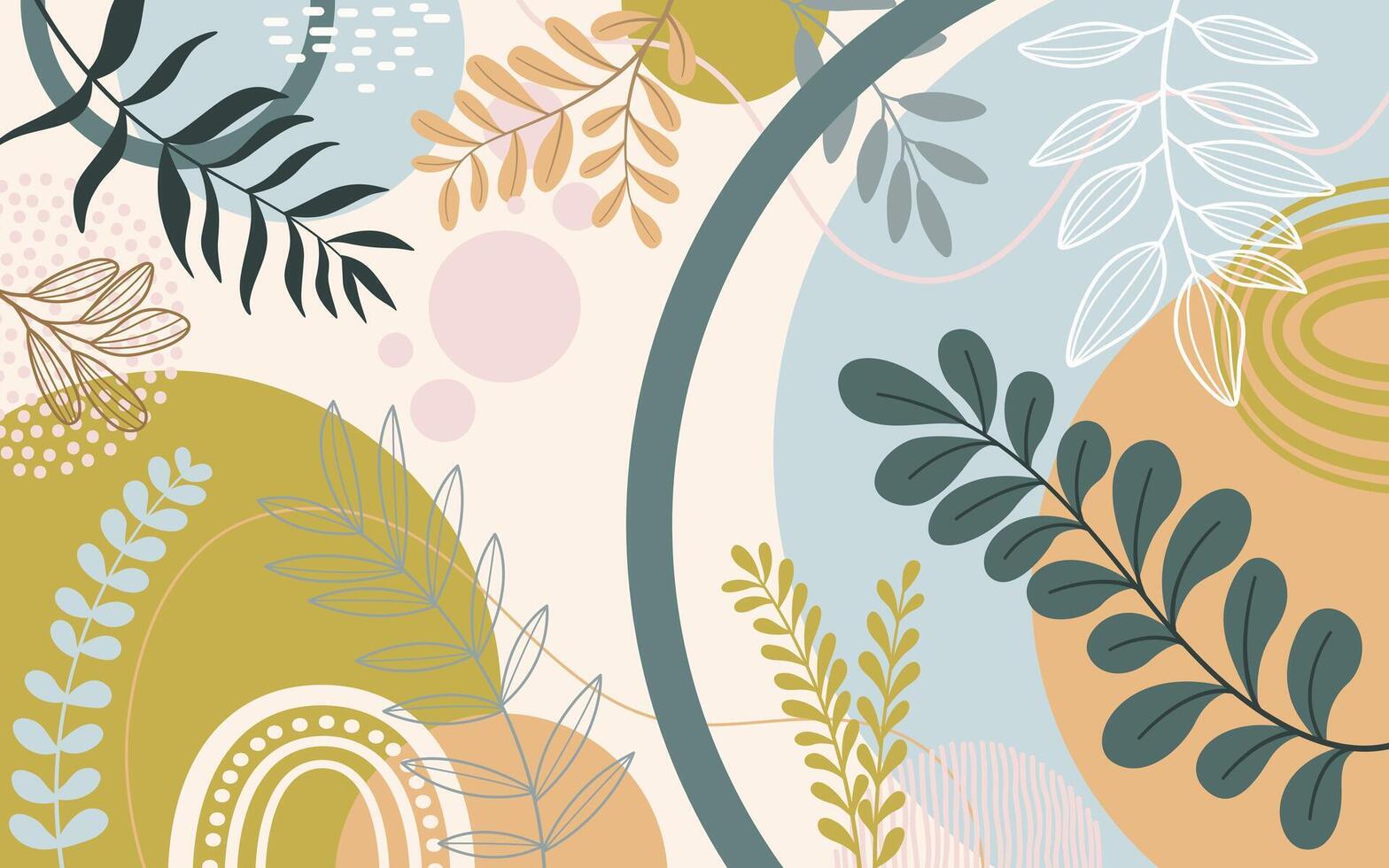 Design banner frame spring background design vector