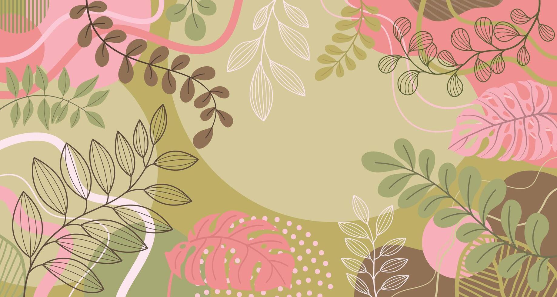 Autumn leaves background with beautiful. Spring background for design vector