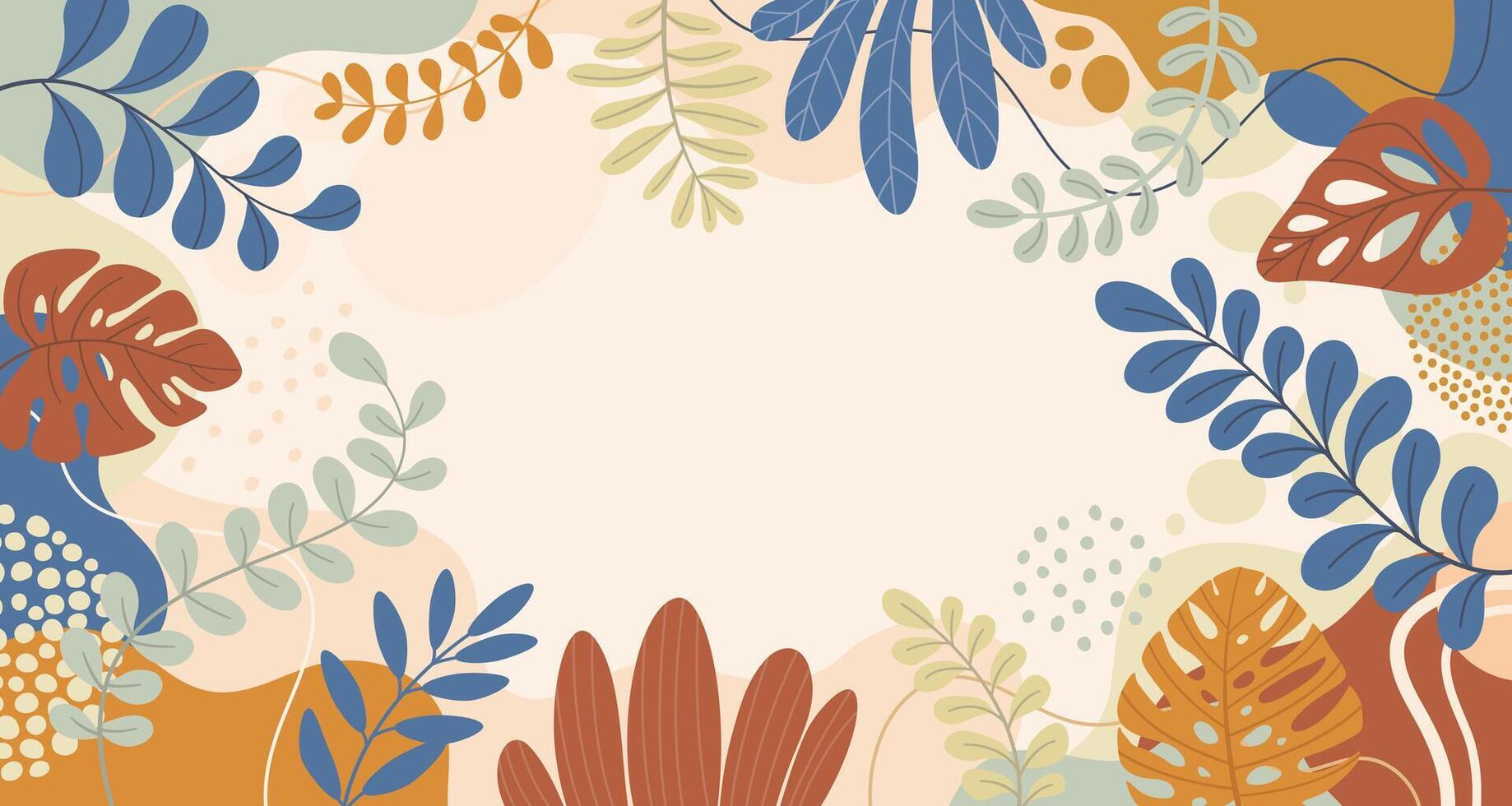 Leaves spring background with beautiful. vector