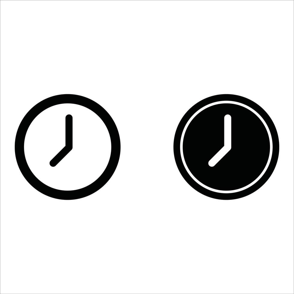 Calendar schedule date location time icon set vector