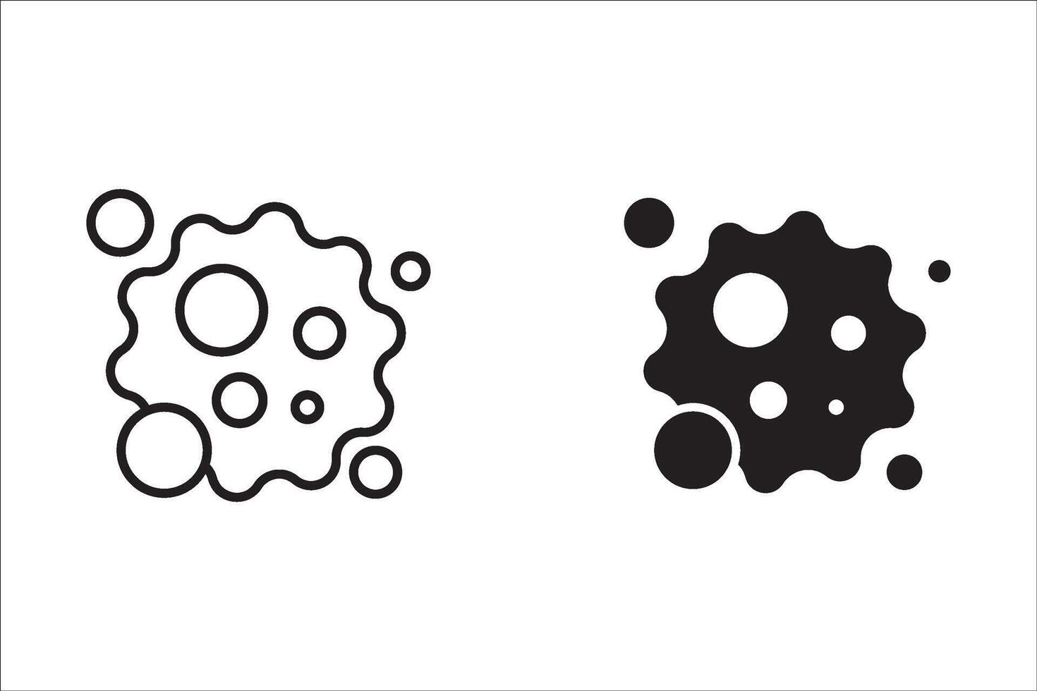 Cancer icon collection. illustration. for apps, web and digital design. illustration. vector