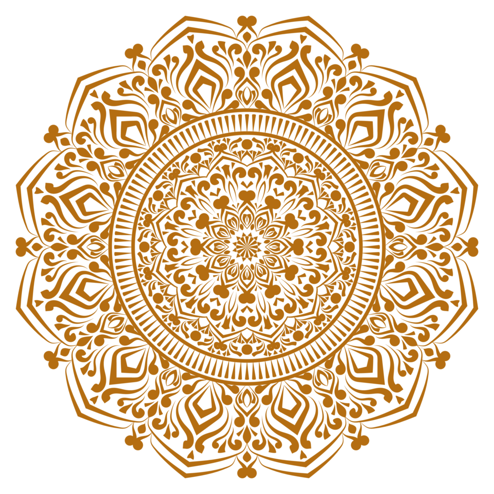 Vintage Luxury Golden Mandala Arabesque Islamic Pattern For Wedding Invitation with Mandala background png