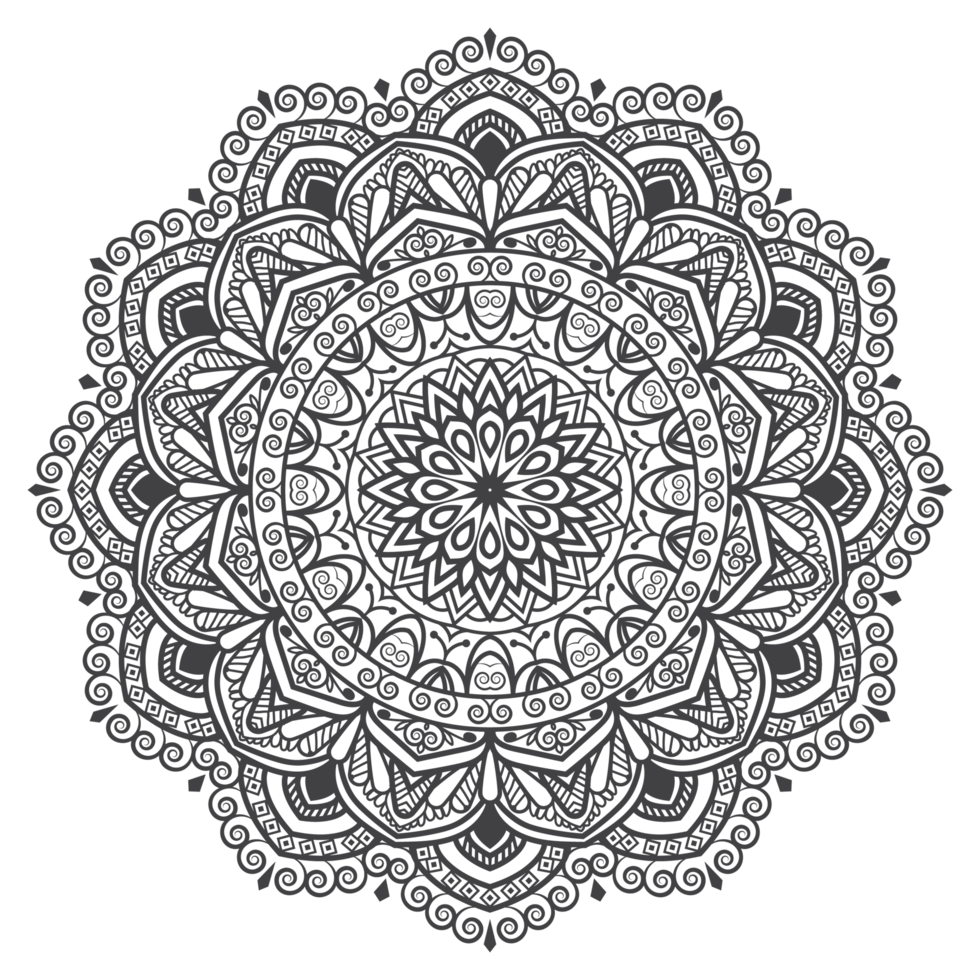 Lineal mandala background png