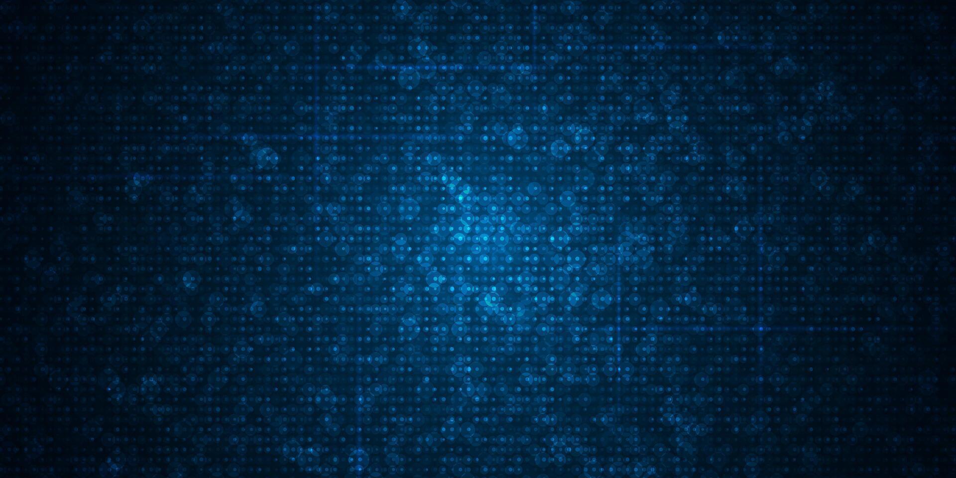 Dots pattern blue background vector