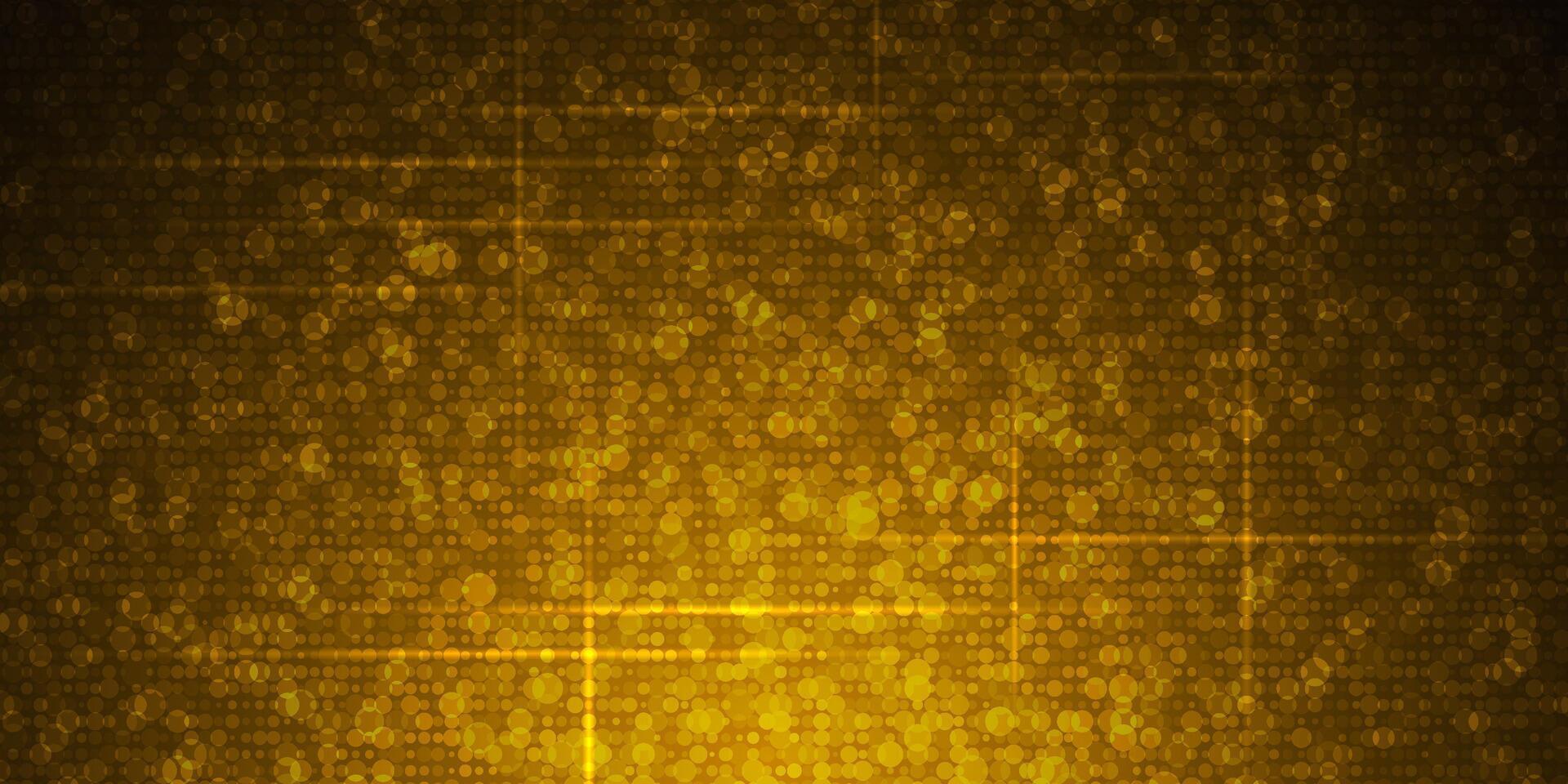 Gold bokeh background vector