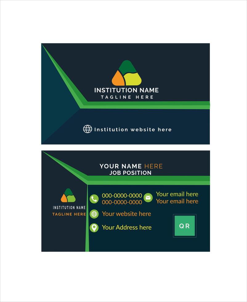 Modern styles business card vector