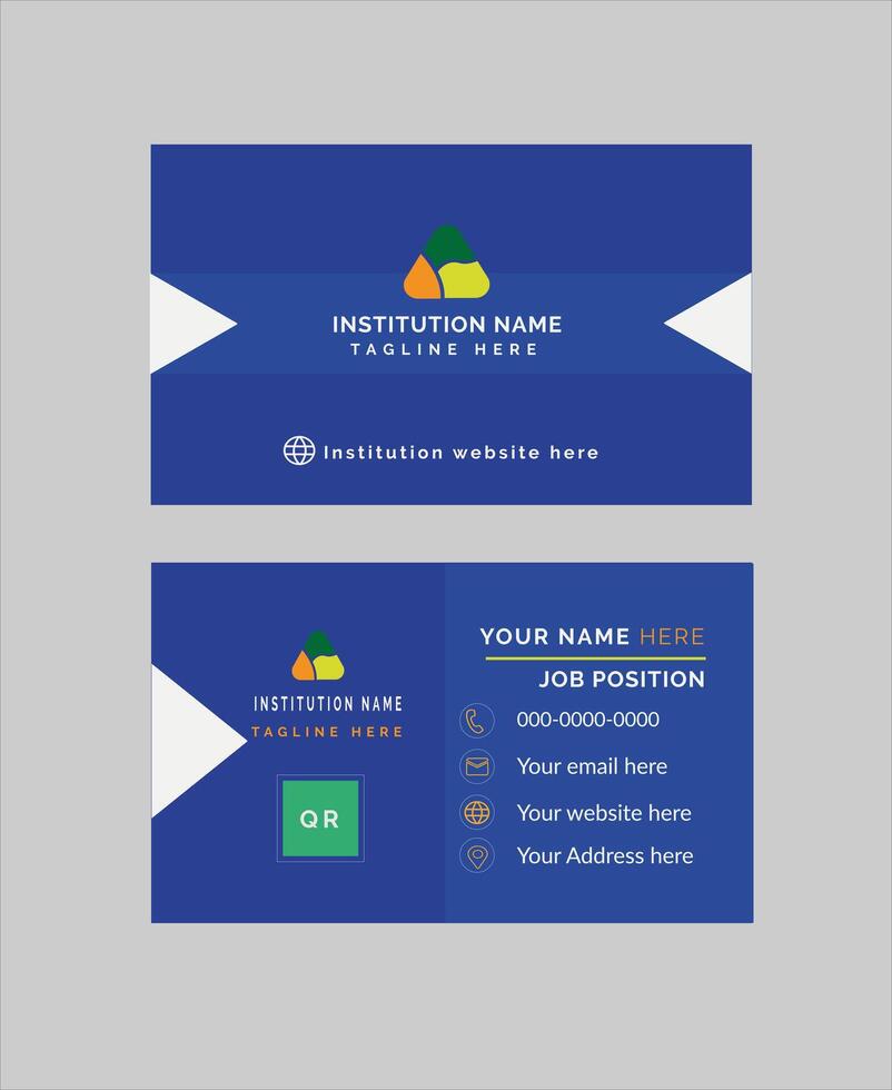 Modern styles business card design art vector