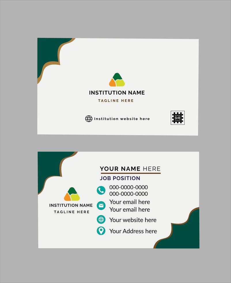 Luxury business card designs vector