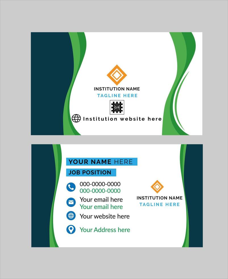 New model business card vector