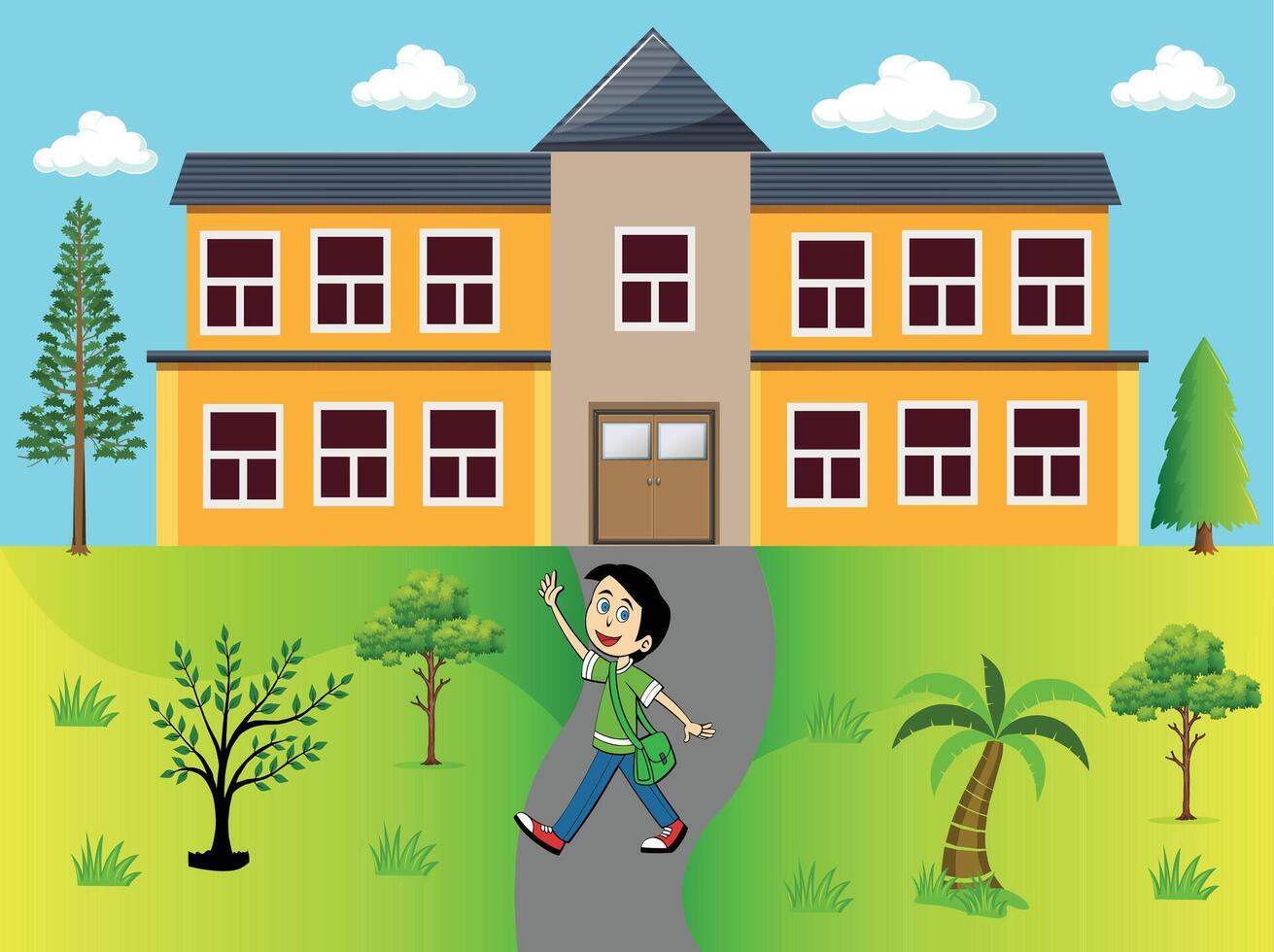 School design art vector