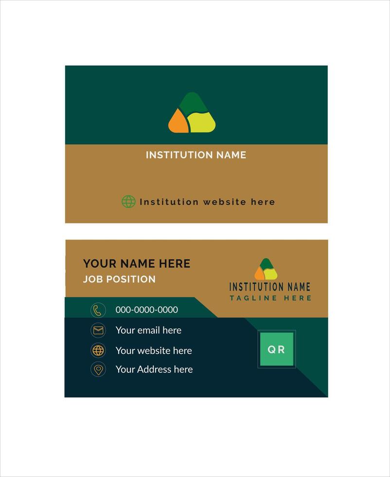 Premium business cards design vector