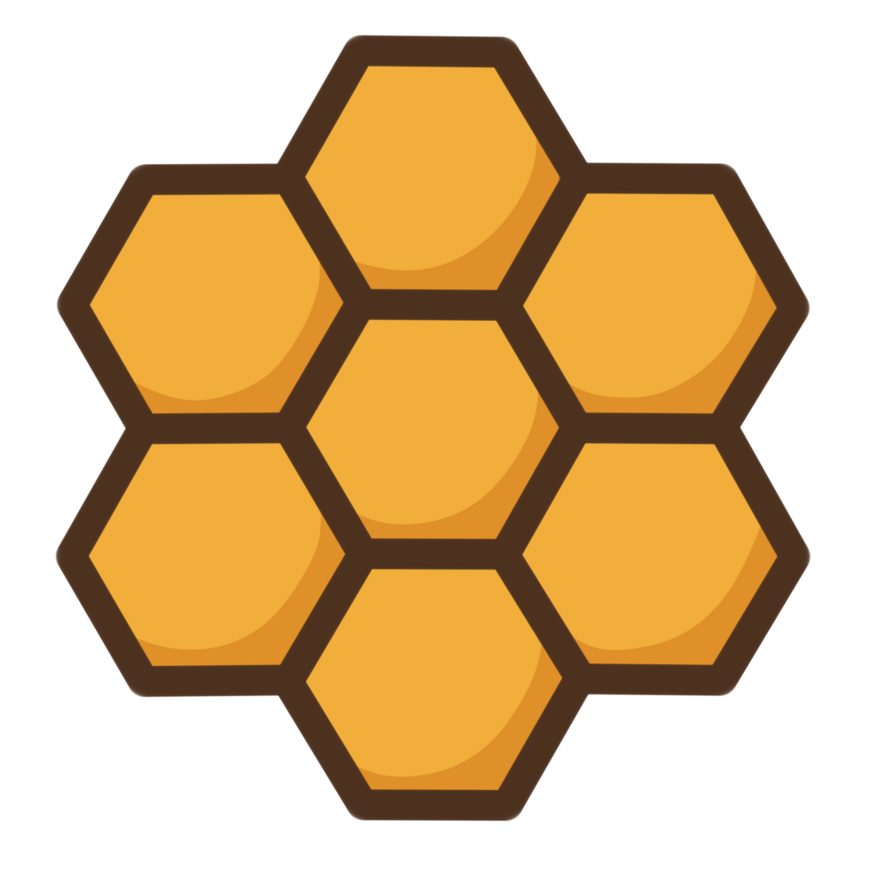 Illustration of Honeycomb png