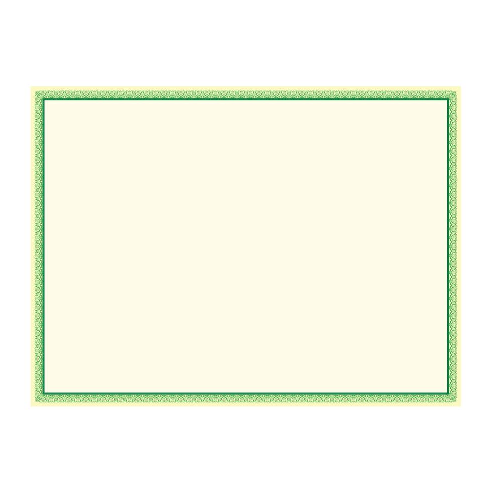 Certificate border frame vector