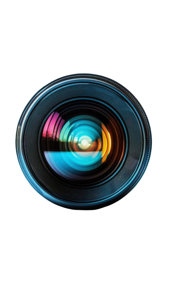A Close Up View Of A Camera Lens png