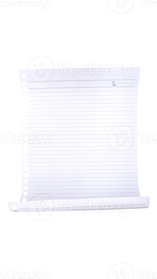 Crumpled white paper trash element isolated on transparent background png