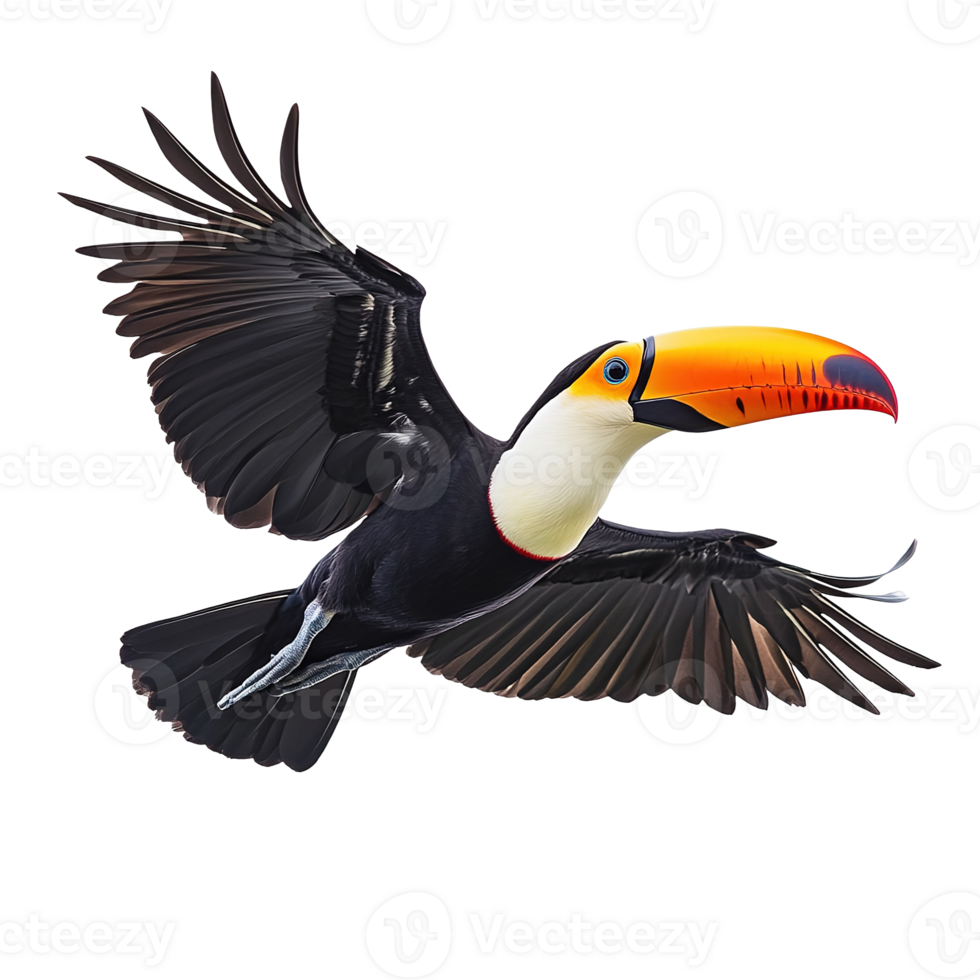 Toucan Bird at the Transparent Background png