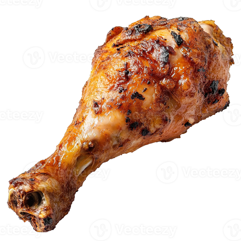 Fried Chicken Leg Isolated on Transparent png