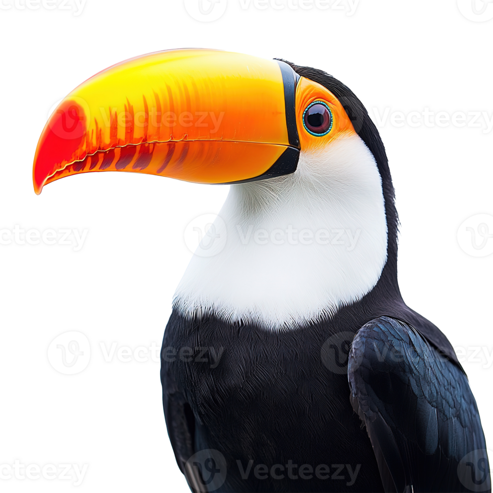 Toucan Bird on Transparent Background png