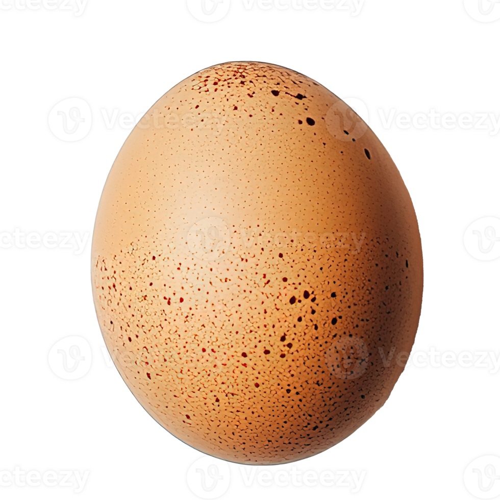 Brown Egg Isolated on the Transparent background png