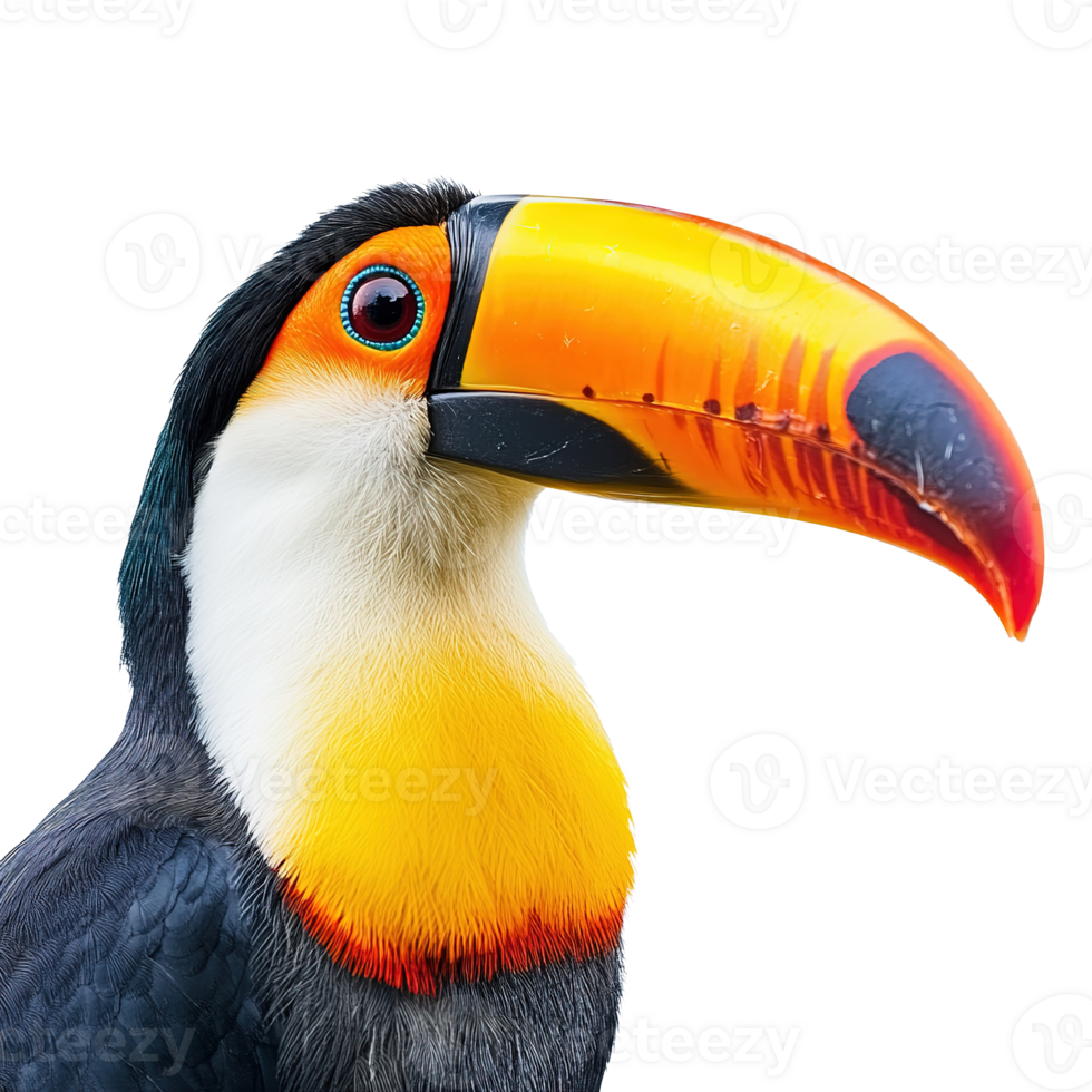 Toucan Bird Isolated on the Transparent Background png